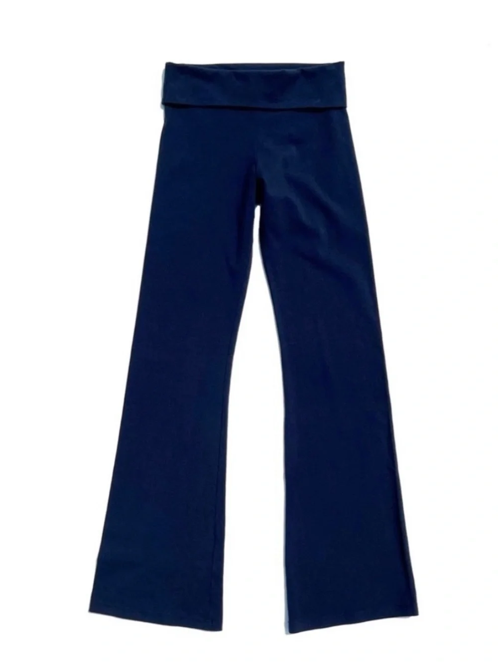 Solow Foldover Flare Legging Girls Size Small (7-8) Navy Blue so low New NWT